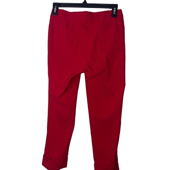 Insight Womens Bundle Of Two Pants Size 0 Red Black Gray Stripe Mid Rise Casual - Picture 4 of 10